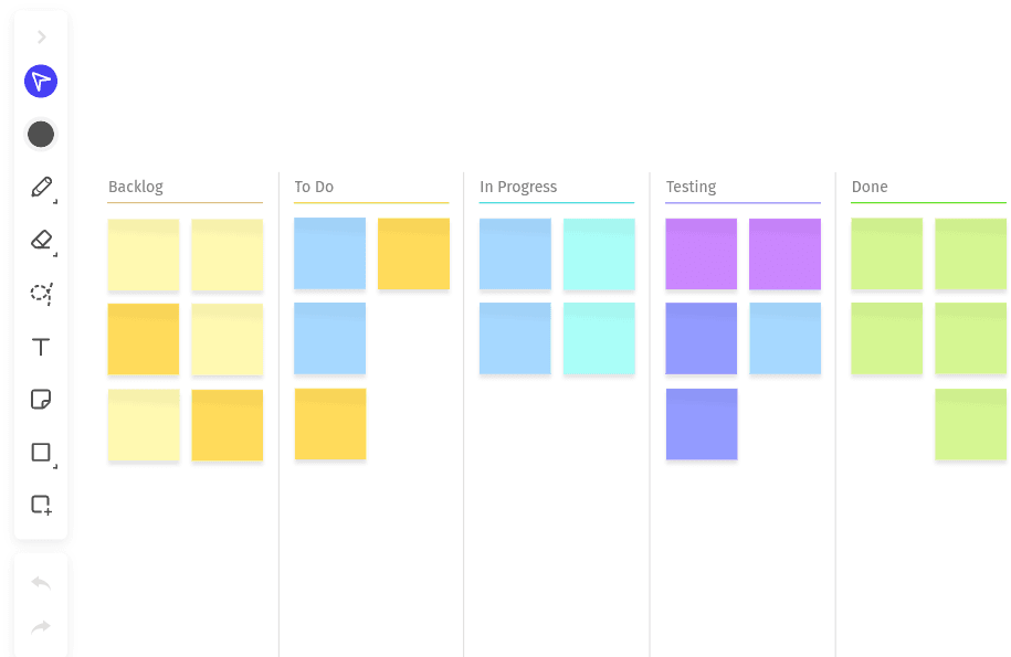 Online whiteboards example