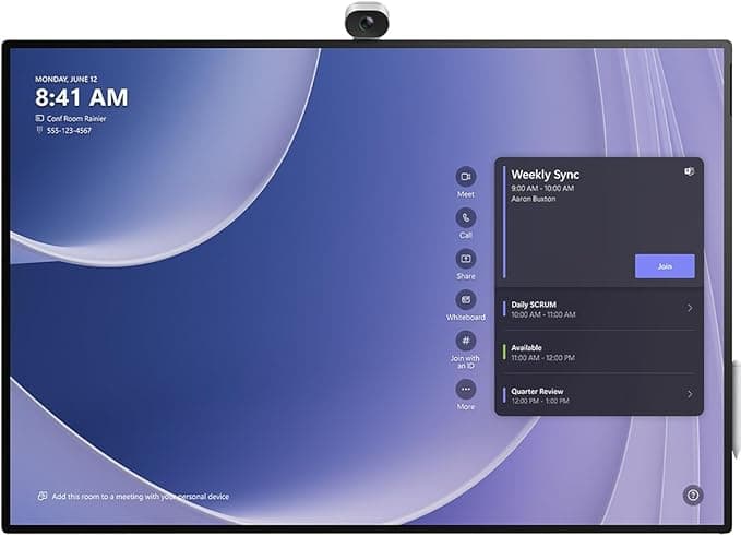 Image of Microsoft Surface Hub 3.