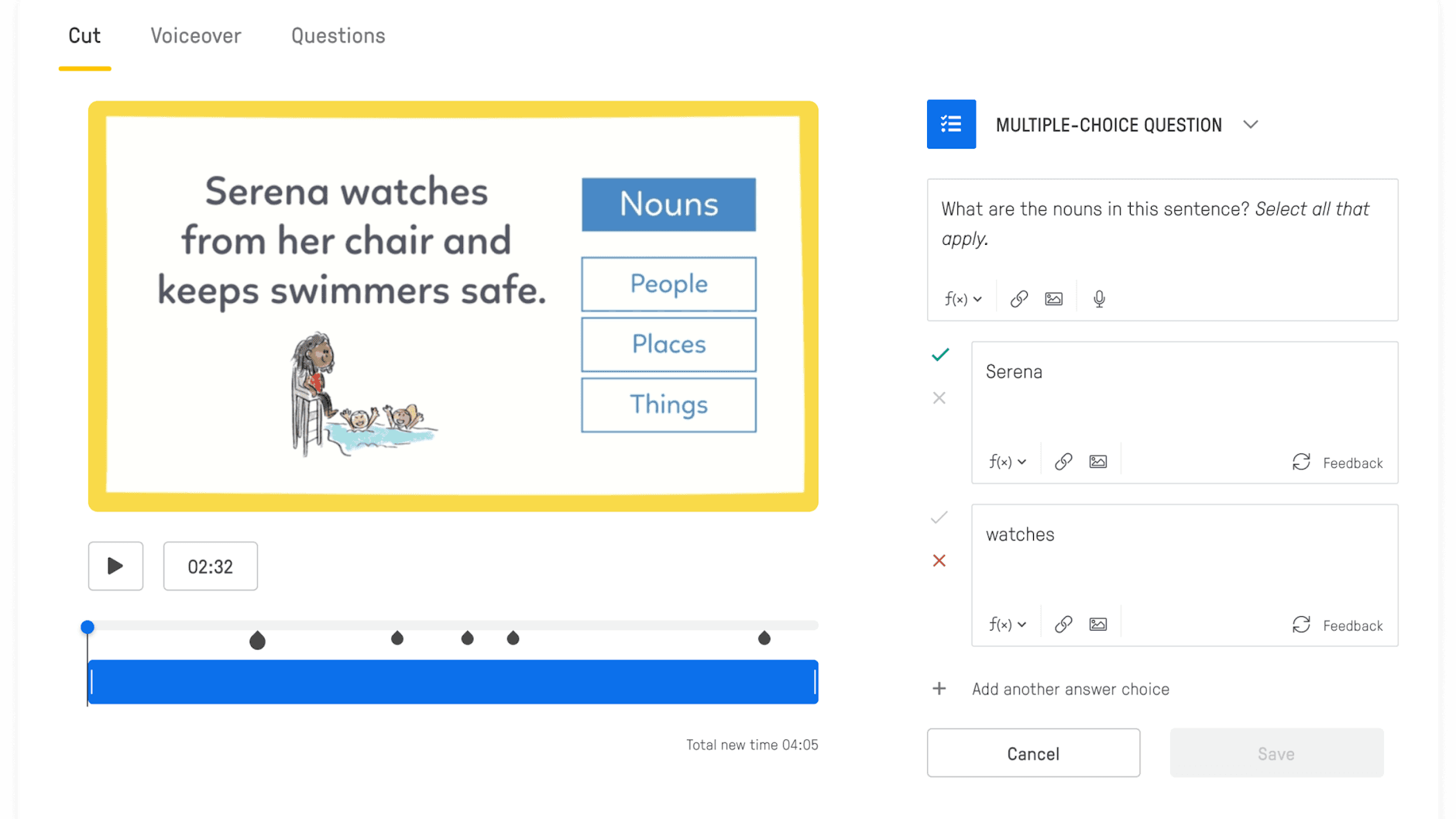 Screenshot of the Edpuzzle platform interface.