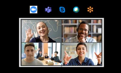 Video conferencing on Vibe board