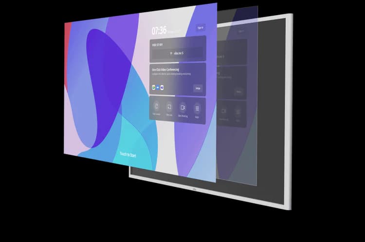 Video conferencing on Vibe board