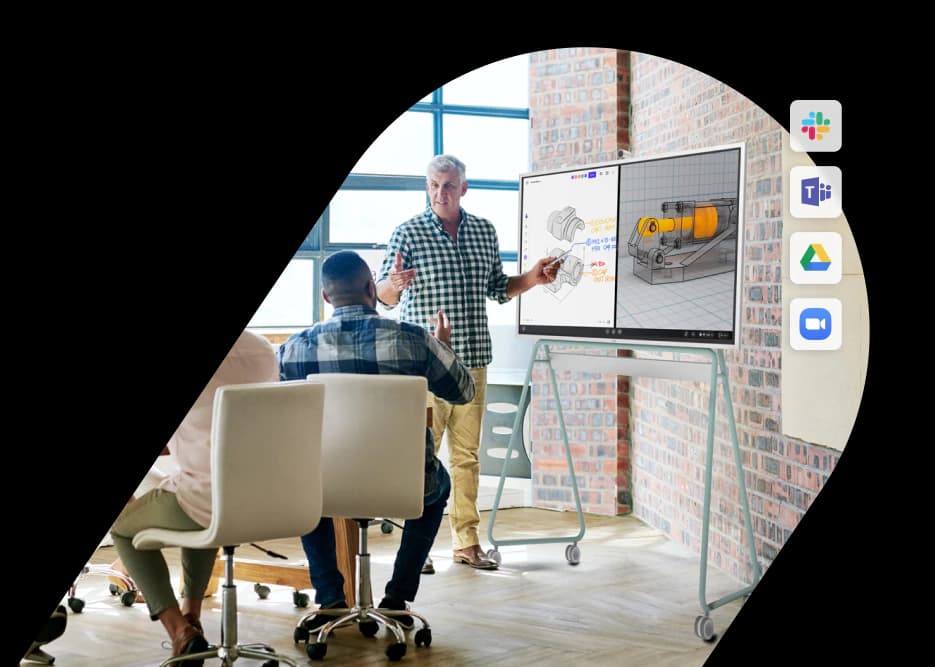 business with smart whiteboard