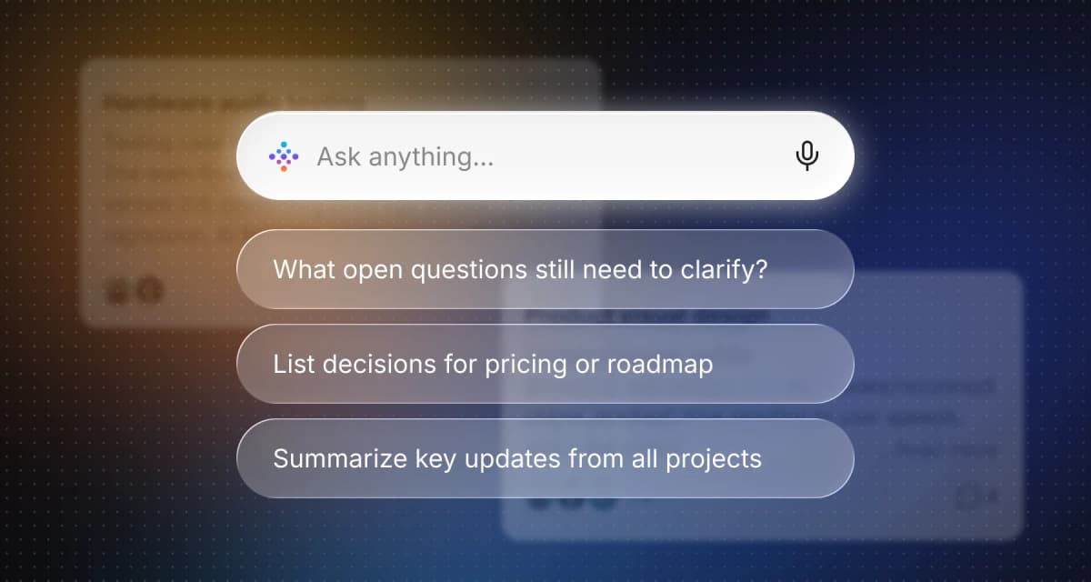 Cross-session Ask AI