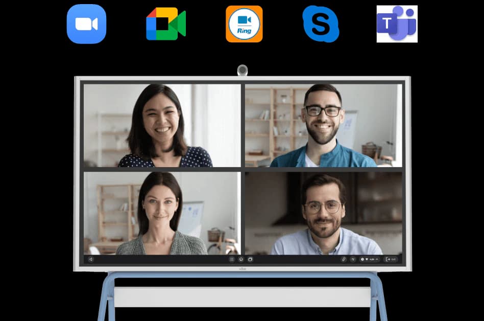 Use your favorite <span class="gradient bold">video conferencing apps</span>