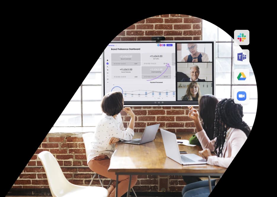 business with smart whiteboard