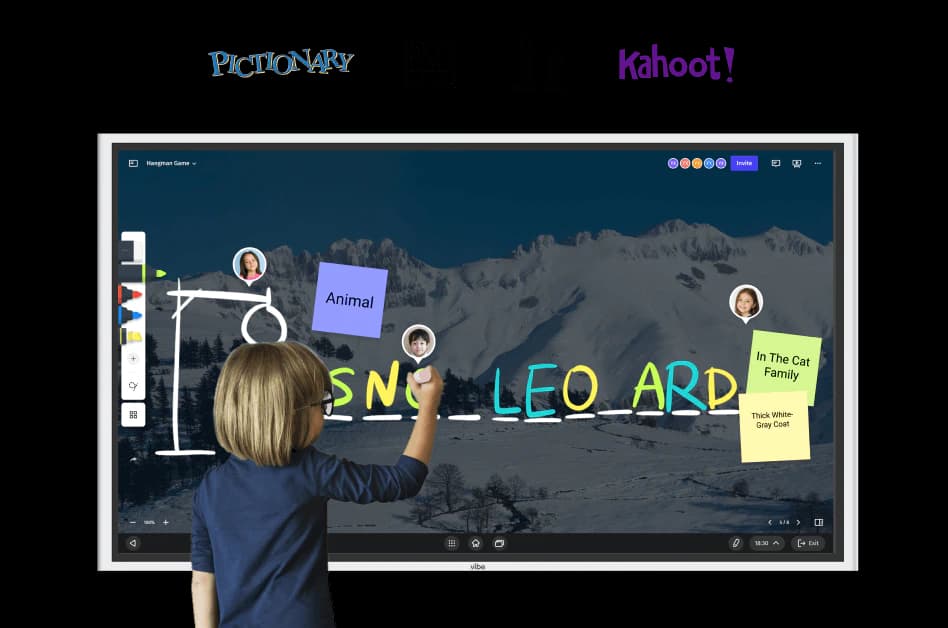 Learn with <span class="gradient bold">rich education apps</span> from the Vibe App Store, Google Play, and Chrome