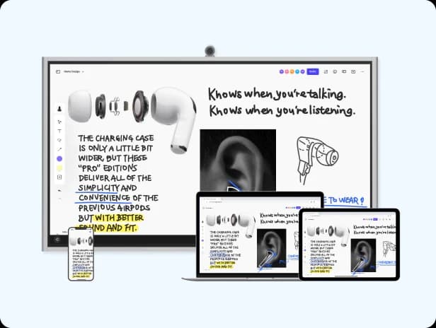 Real-time editing on multiple devices