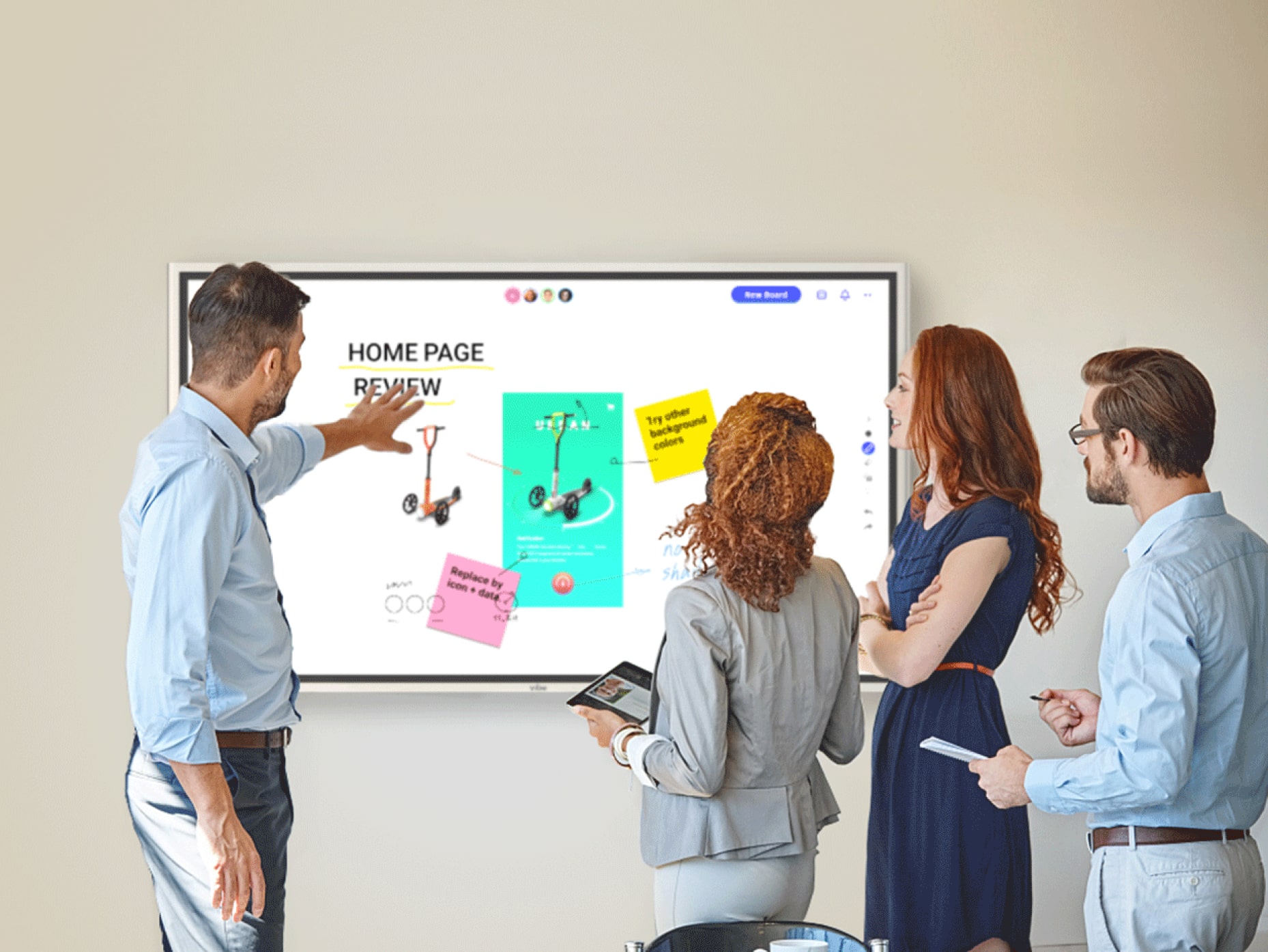Using an Interactive Whiteboard to Brainstorm Vibe