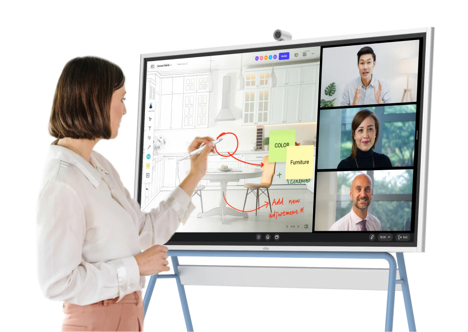 Bring Teams Together to Collaborate on an Interactive Whiteboard