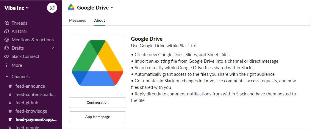 Slack's Google Drive App can share your private Docs and Drive files