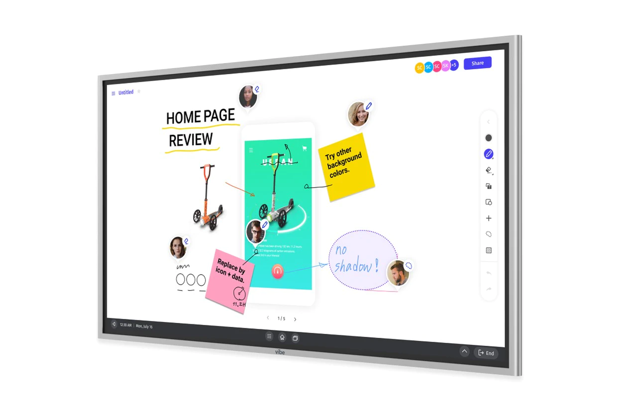 Whiteboard digital on sale