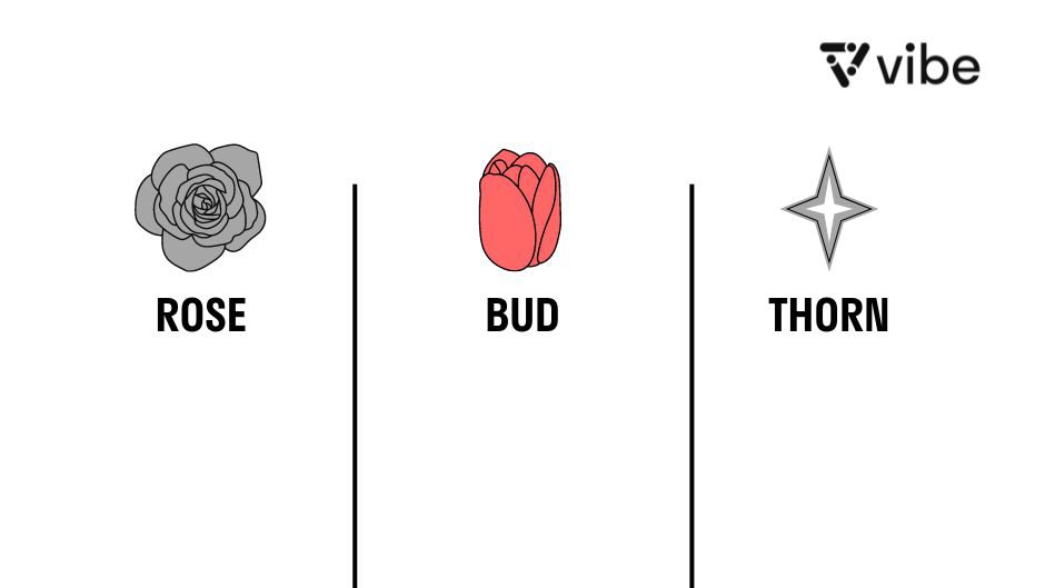 Guide to the Rose, Bud, Thorn Exercise Vibe