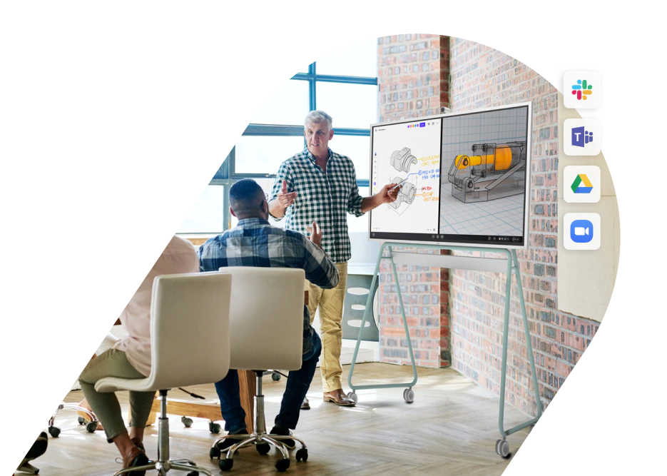 business with smart whiteboard