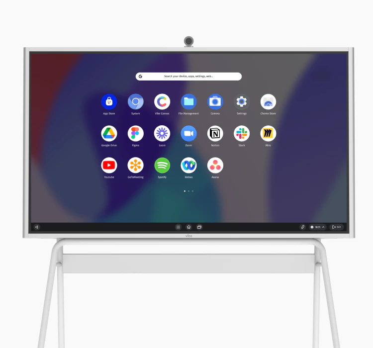 Vibe Smart Whiteboard S1 55″, 4K UHD Touch Screen Computer