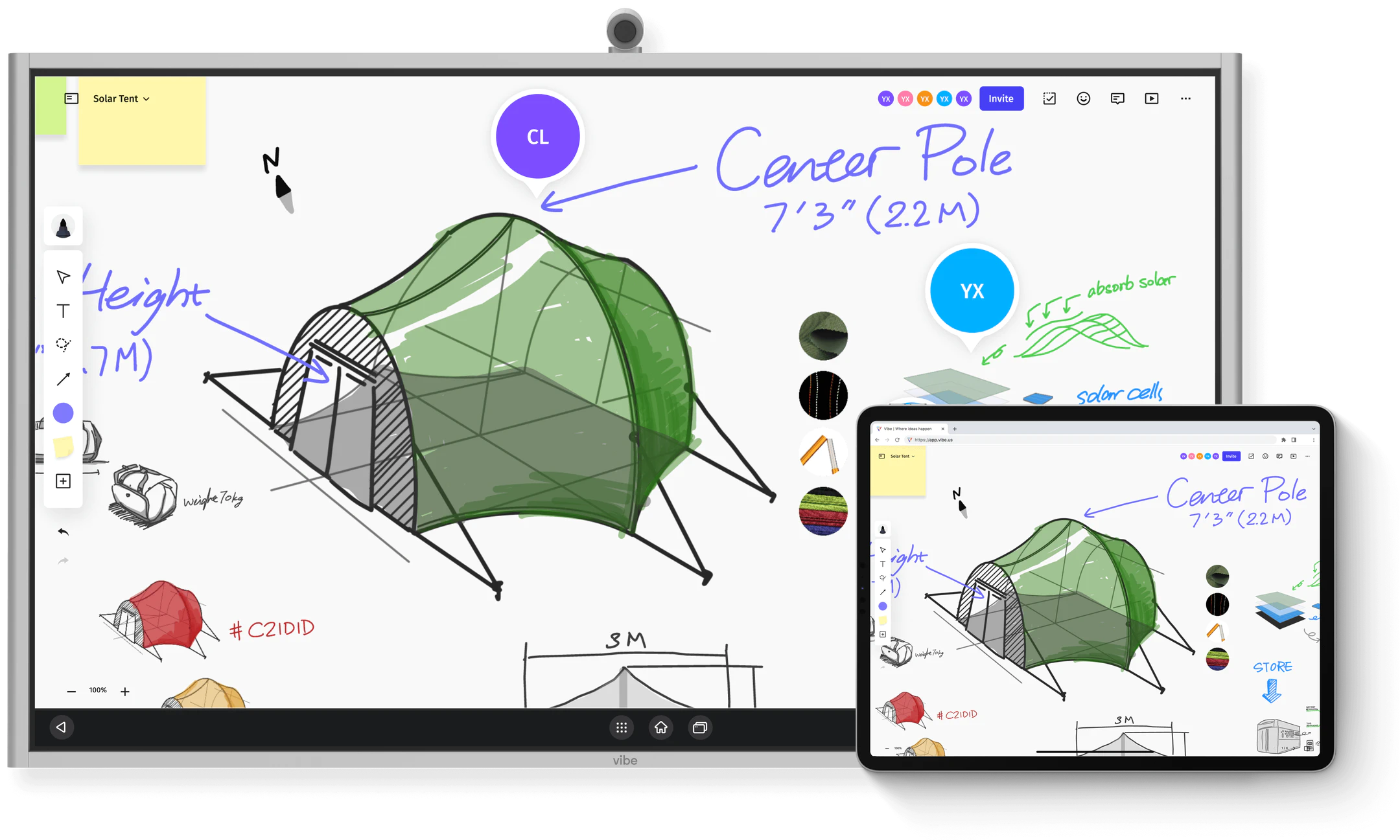 Vibe Canvas App - Best Online Whiteboard for Touchscreen | Vibe